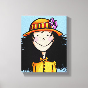 Wrapped Canvas, Summer Girl Canvas Print