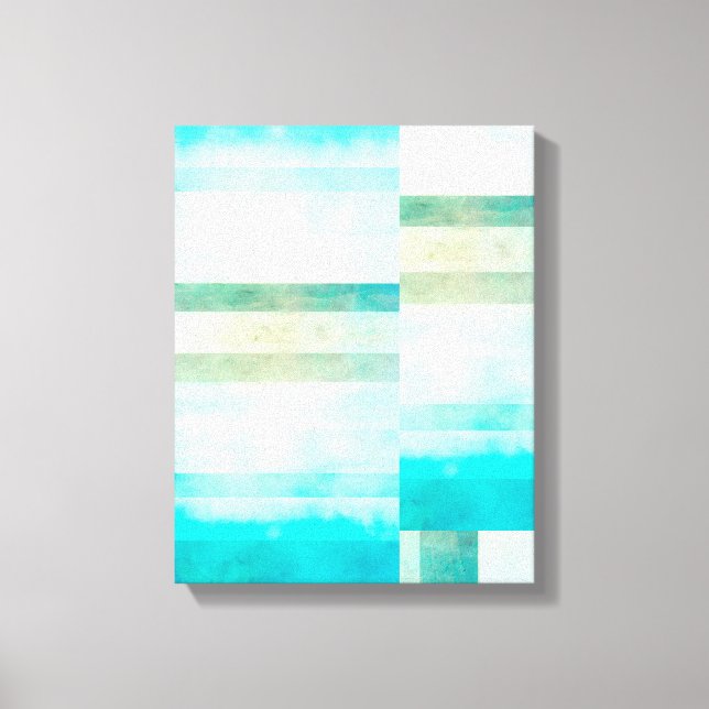 wrapped canvas watercolor abstract art (Front)