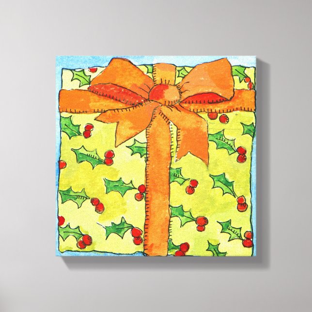 Wrapped gift 2011 canvas print (Front)