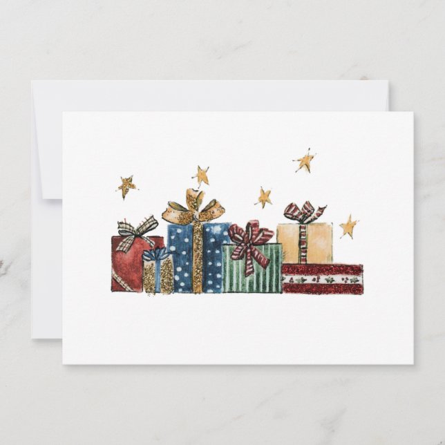 Wrapped Gifts for a Birthday (Front)