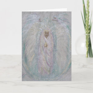 Wrapped in Angel Wings  Card