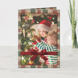 Wrapped in Bows Photo Folded Greeting Cards
