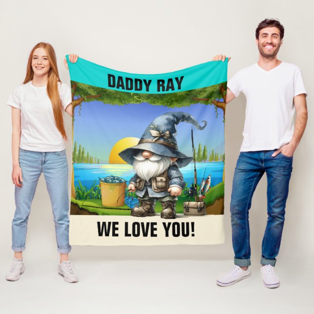 Wrapped in Love Fleece Blanket (In Situ)