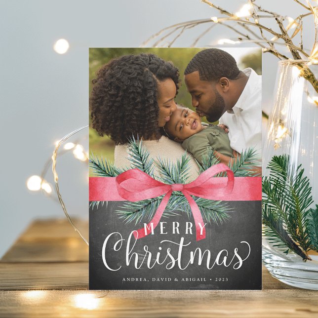 Wrapped in Red | Holiday Photo Card (Creator Uploaded)