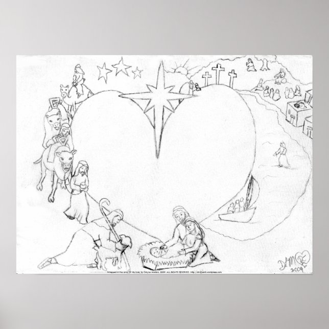 Wrapped in the arms of His Love Poster (Front)