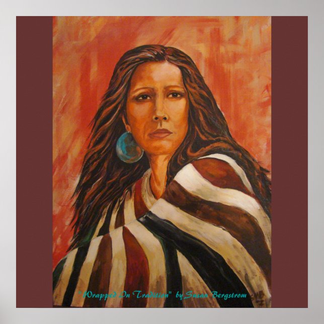 " Wrapped In Tradition"  by Susan Ber... Poster (Front)