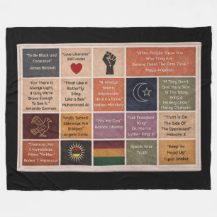 Wrapped in Wisdom Fleece Blanket