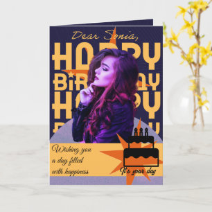 Wrapped in wishes birthday card