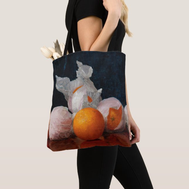 Wrapped Oranges by William Joseph Mccloskey Tote Bag (Close Up)