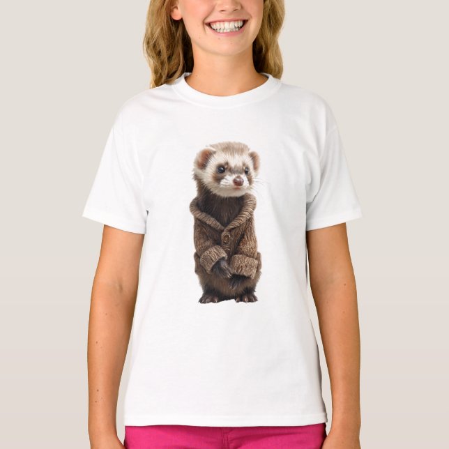 Wrapped Sweater Ferret Kids (Front)