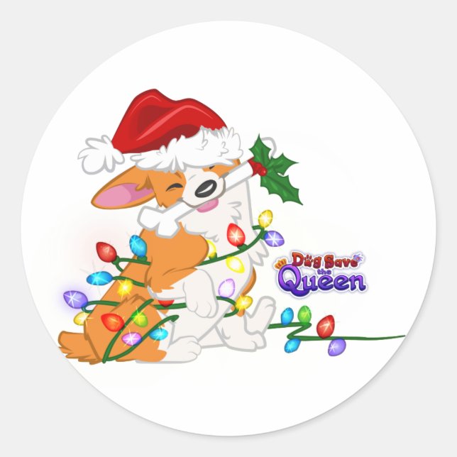 Wrapped Up in the Holidays- Stickers (Front)