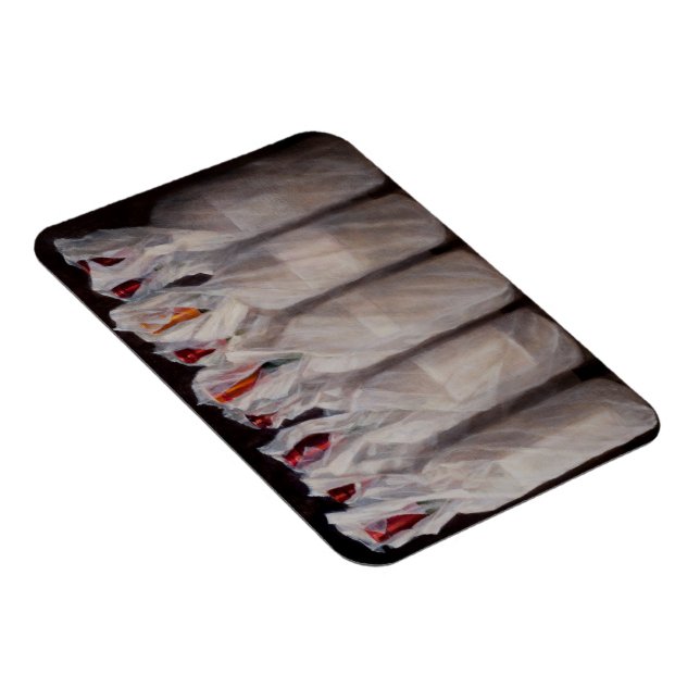 Wrapped Wine Bottles 2010 Magnet (Right Side)
