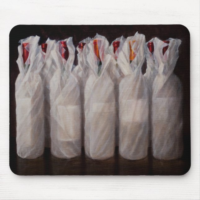 Wrapped Wine Bottles 2010 Mouse Mat (Front)
