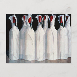 Wrapped Wine Bottles Number 1 1995 Postcard