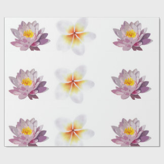 Wrapping flower design paper