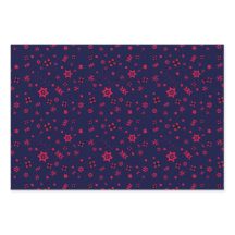 Wrapping gift paper with geometric ornament