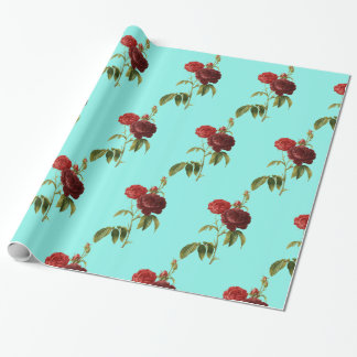 Wrapping Paper, 30" x 6' HAPPY SEED ROSE Paper