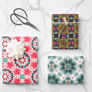 WRAPPING PAPER - 3 SHADES OF WATERCOLOR JUNGLE