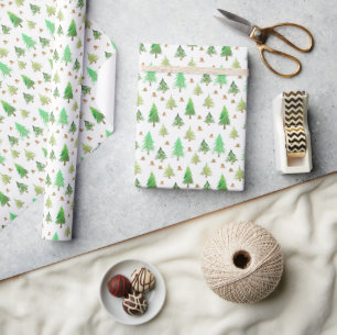 Wrapping Paper 76,2 cm x 1,8 m - Christmas Pattern
