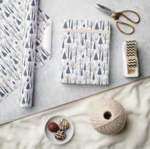 Wrapping Paper 76,2 cm x 1,8 m - Winter Pattern