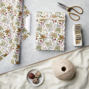 Wrapping Paper 76,2 cm x 1,8 m - Winter Pattern