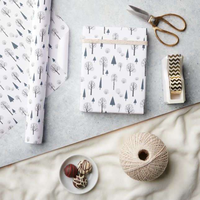 Wrapping Paper 76,2 cm x 4.6 m - Winter Pattern (Crafts)
