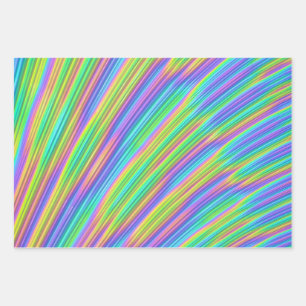 Wrapping Paper (Abstract Rainbow Colours)