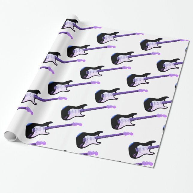 Wrapping Paper, Bass Guitar Wrapping Paper (Unrolled)