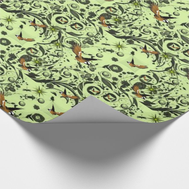 Wrapping paper Birds (Corner)