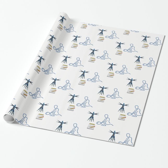 Wrapping Paper Chiropractor (Unrolled)