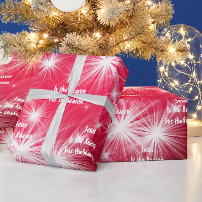 Wrapping Paper Christmas Jesus is the Reason (Holidays)
