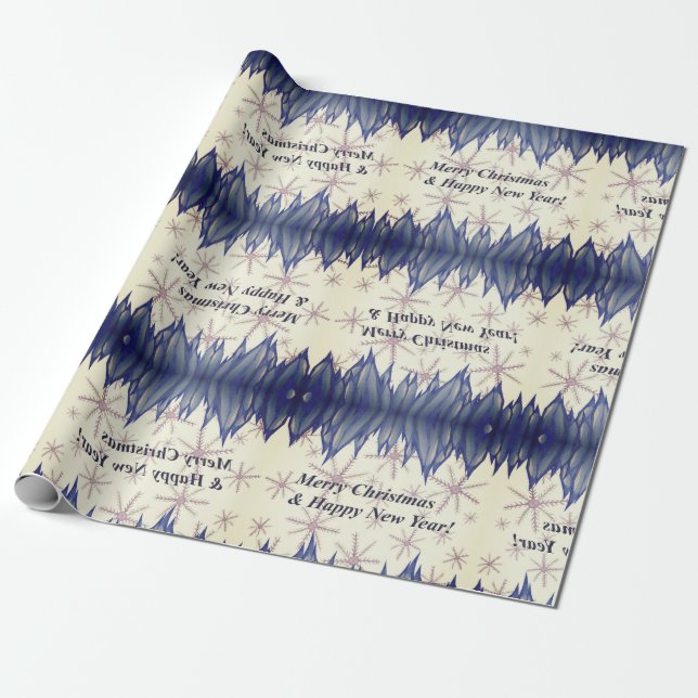 Wrapping Paper  Christmas, New Year (Unrolled)
