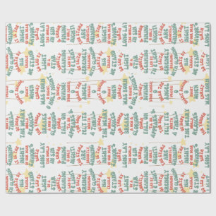 Wrapping Paper_Christmas_O Holy Night Wrapping Paper
