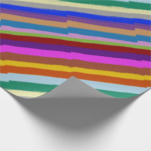 Wrapping Paper Colourful Graphic Line Pattern