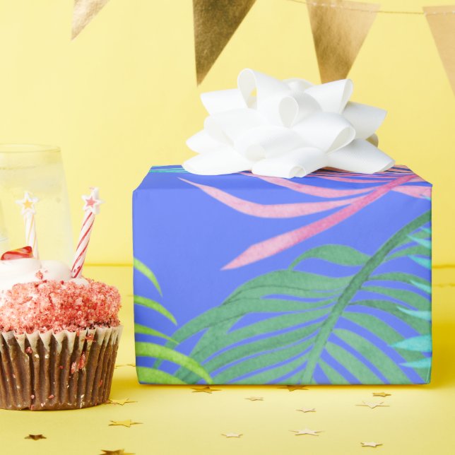 Wrapping paper containing the scent of leaves (Birthday Party)