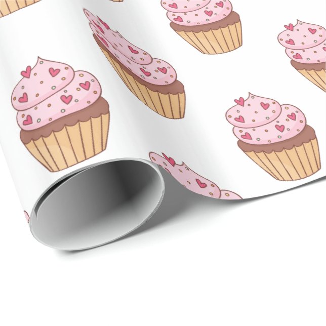 Wrapping Paper-Cupcake Wrapping Paper (Roll Corner)