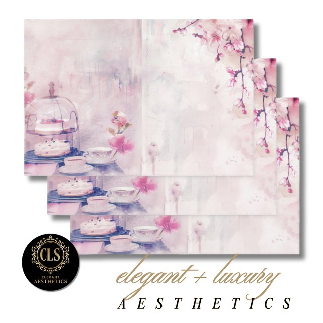 Wrapping Paper – Decoupage - Vintage Tea Time  (Creator Uploaded)