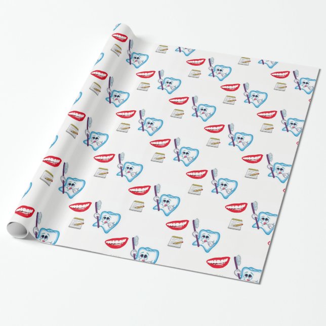 Wrapping Paper Dentist (Unrolled)