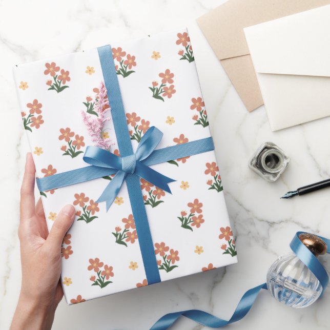 Wrapping Paper Ditsy Floral Seamless Pattern (Gifting)