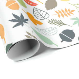 Wrapping Paper - Falling Leaves