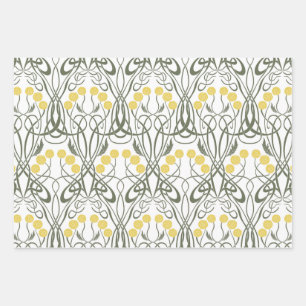 Wrapping Paper Flat Sheet Set of 3