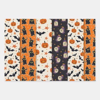 Wrapping Paper Flat Sheet Set of 3