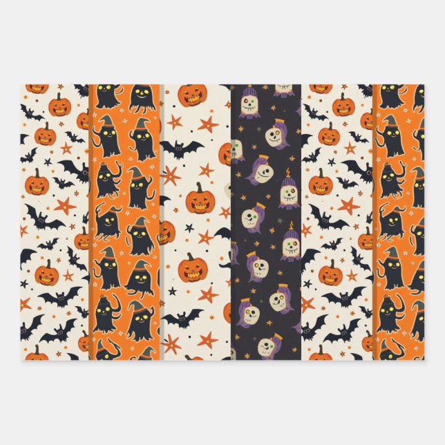 Wrapping Paper Flat Sheet Set of 3 (Front)