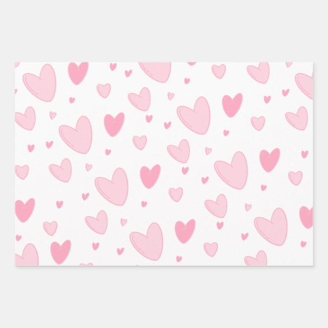 Wrapping Paper Flat Sheet Set of 3 (Front)