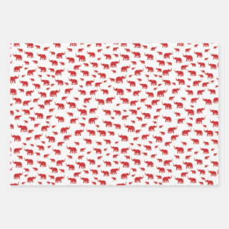 Wrapping Paper Flat Sheet Set of 3