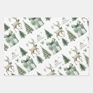 Wrapping Paper Flat Sheet Set of 3