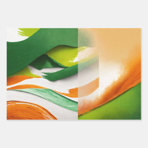 Wrapping Paper Flat Sheet Set of 3