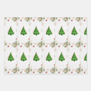 Wrapping Paper Flat Sheet Set of 3