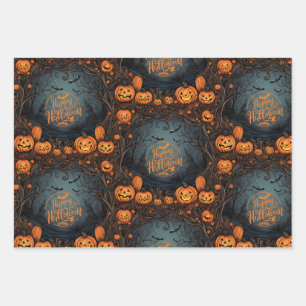 Wrapping Paper Flat Sheet Set of 3