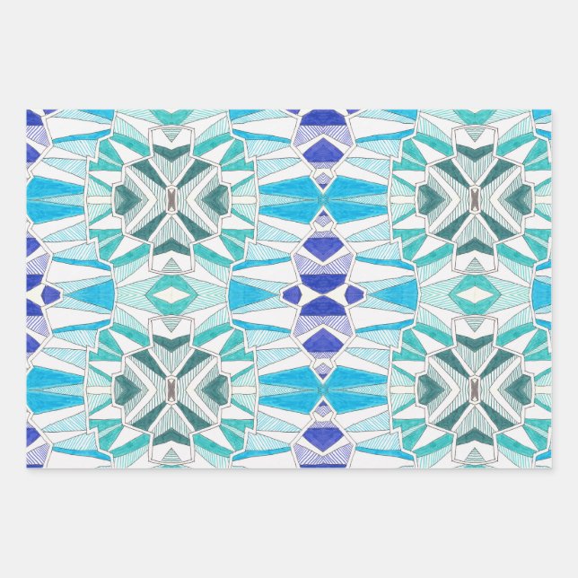 Wrapping Paper Flat Sheet Set of 3 (Front 3)